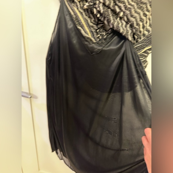 Missoni Black and while sparkly Zigzag Halter Dress - Picture 5 of 5